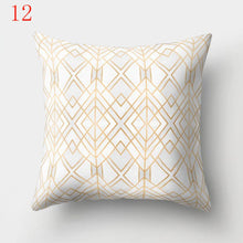 Load image into Gallery viewer, Geometric Printed Polyester Throw Pillow Cases Sofa Cushion Cover
