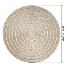 Load image into Gallery viewer, 4PCS PVC Placemat for Dining Table Hollow Pad Coaster Pads Table Bowl Mats
