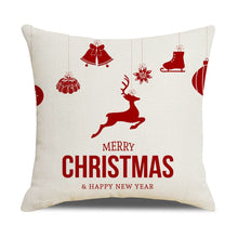 Load image into Gallery viewer, A set of 4-piece 18x18in Christmas Pillow Covers
