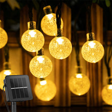 Load image into Gallery viewer, Solar String Lights Outdoor  Led Crystal Globe Patio Light for Garden Party Decor
