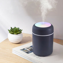 Load image into Gallery viewer, Portable air humidifier 300ml ultrasonic essential oil diffuser USB mist cooler purifier
