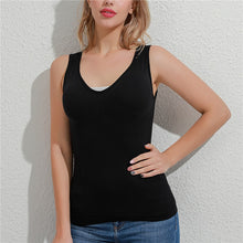 Load image into Gallery viewer, Women&#39;s Flannel Bra Vest Thermal Plush Underwear
