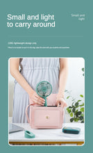 Load image into Gallery viewer, Portable mini fan Students hold a small fan desktop and hold a USB small fan
