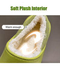 Load image into Gallery viewer, Women&#39;s Slippers EVA Sole Waterproof Non-slip Casual Shoes Warm Plush

