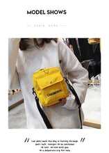 Load image into Gallery viewer, Women Shoulder Bag Fashion Pure Color Casual Canvas Handbag
