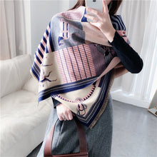 Load image into Gallery viewer, Winter Cashmere Scarf Lady Design Warm Pashmina Blanket
