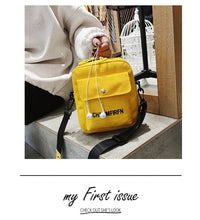 Load image into Gallery viewer, Women Shoulder Bag Fashion Pure Color Casual Canvas Handbag
