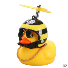 Load image into Gallery viewer, With Helmet Broken Wind Small Yellow Duck  Bike Motor Without Lights
