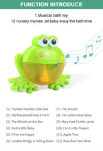 Load image into Gallery viewer, Children&#39;s bathtub soap machine automatic music bubble crab frog
