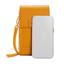 Load image into Gallery viewer, Transparent Touch Screen Retro Simple Mobile Phone Bag
