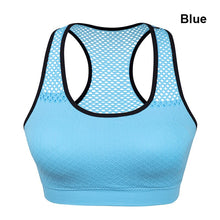 Load image into Gallery viewer, Quick drying mesh  Top shockproof fitness women&#39;s bra removable cushion

