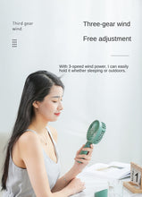 Load image into Gallery viewer, Portable mini fan Students hold a small fan desktop and hold a USB small fan
