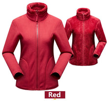 Load image into Gallery viewer, Winter Warm Coats Reversible Polar/Coral Fleece
