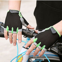 Load image into Gallery viewer, Silicone Anti-slip Anti-sweat Cycling Gloves Men Women Half Finger Gloves
