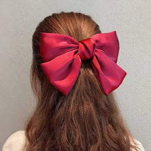 Load image into Gallery viewer, Big Bows Barrette Headband Fabric Elastic Hair Bands
