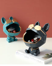 Load image into Gallery viewer, Decoration of resin Art Sculpture Figurine with big mouth dog storage box
