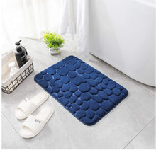 Load image into Gallery viewer, Cobblestone Embossed Bathroom Bath Mat
