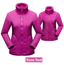 Load image into Gallery viewer, Winter Warm Coats Reversible Polar/Coral Fleece
