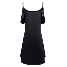 Load image into Gallery viewer, Women&#39;s Summer Dresses Casual Dress Cold Shoudler Robe Ruffle Sleeves Dresses
