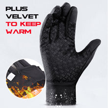 Load image into Gallery viewer, Winter Bicycle Warm Touchscreen Full Finger Gloves
