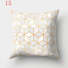 Load image into Gallery viewer, Geometric Printed Polyester Throw Pillow Cases Sofa Cushion Cover
