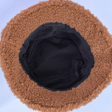 Load image into Gallery viewer, Lamb Faux Fur Bucket Hat Winter Warm Teddy Velvet Hats for Women
