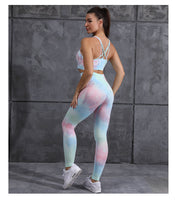 Load image into Gallery viewer, New Tie Dye Seamless Yoga High Waist Leggings Running Workout Clothes
