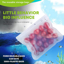 Load image into Gallery viewer, 3 PCS Silicone Food Storage Containers Leakproof Reusable
