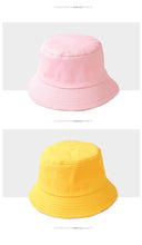 Load image into Gallery viewer, Men&#39;s and women&#39;s summer sun protection solid color fisherman&#39;s hat
