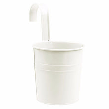 Load image into Gallery viewer, Fashionable and colorful vertical metal flowerpot hanging bucket
