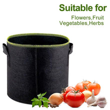 Load image into Gallery viewer, Felt Plants Growing Bag Vegetable Flower Potato Pot Container Garden Planting Basket
