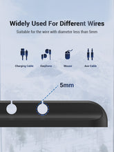 Load image into Gallery viewer, Mouse headset USB cable winder desktop organizer
