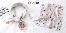 Load image into Gallery viewer, Women&#39;s fashion printed Scarf Hair Band handkerchief silk scarf

