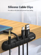 Load image into Gallery viewer, Mouse headset USB cable winder desktop organizer
