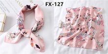 Load image into Gallery viewer, Women&#39;s fashion printed Scarf Hair Band handkerchief silk scarf
