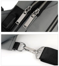 Load image into Gallery viewer, Men Casual Shoulder Crossbody Bag USB Charging Chest Bag Waterproof
