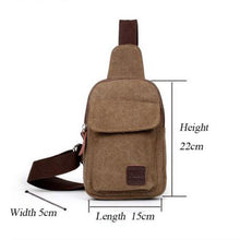 Load image into Gallery viewer, Men&#39;s single shoulder chest bag
