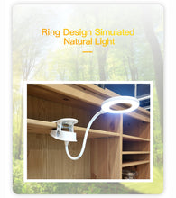 Load image into Gallery viewer, Led gooseneck table lamp touch clip learning lamp USB rechargeable
