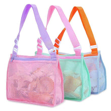 Load image into Gallery viewer, Children&#39;s beach net bag toy shell collection bag
