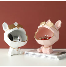 Load image into Gallery viewer, Decoration of resin Art Sculpture Figurine with big mouth dog storage box
