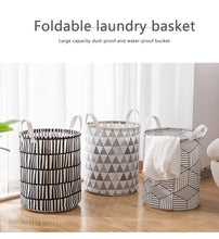 Load image into Gallery viewer, Folding tunic dirty clothes basket waterproof children&#39;s toy basket

