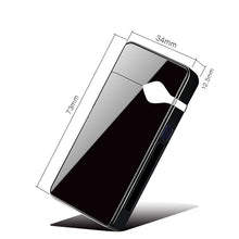 Load image into Gallery viewer, With LED power display windproof double arc lighter plasma charging USB

