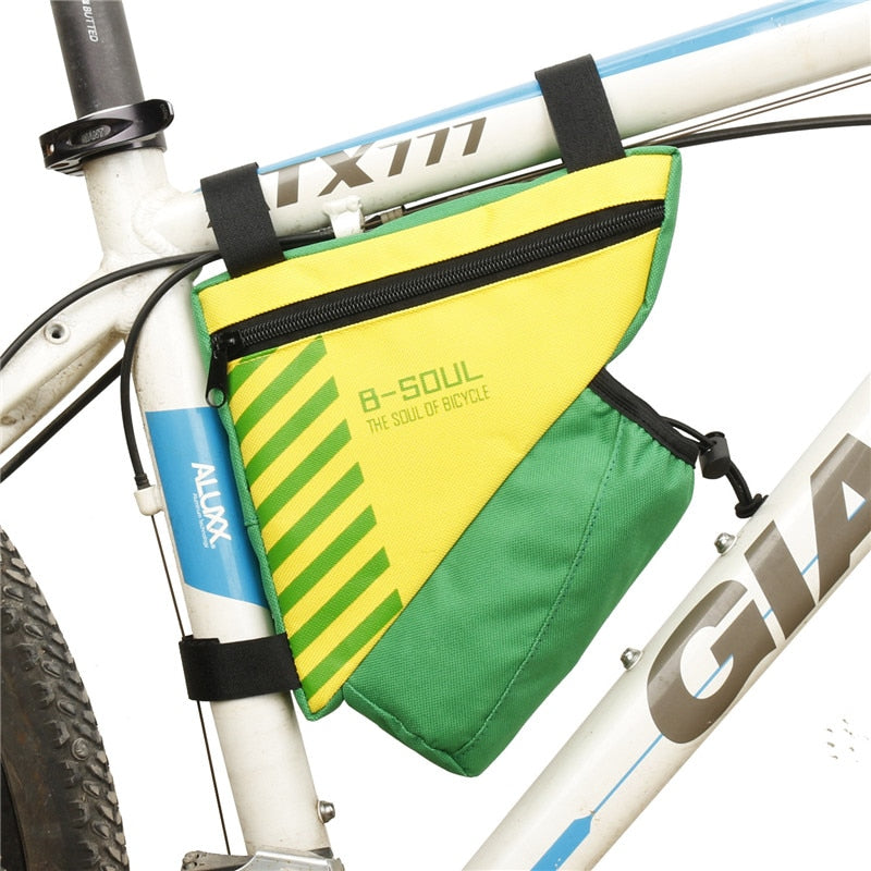 Waterproof Bike Triangle Bag Storage Mobile Phone