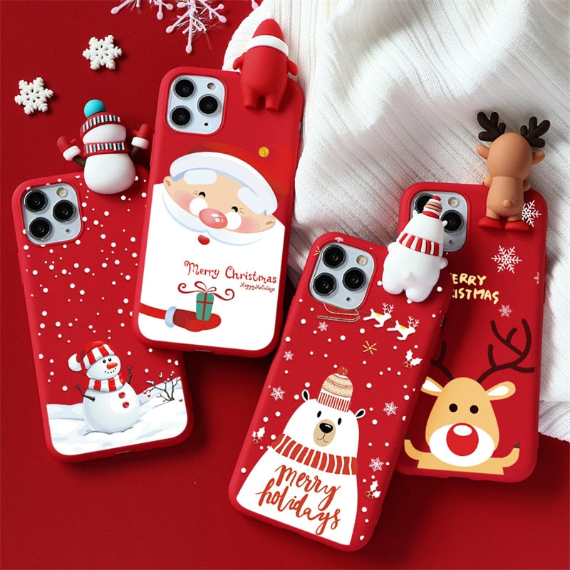 Christmas doll case for iPhone