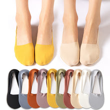 Load image into Gallery viewer, 5 Pairs of summer ice silk seamless socks for women
