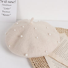 Load image into Gallery viewer, Princess Kids Girls Caps Berets Lovely Pearl Beanies Hats
