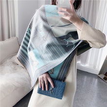 Load image into Gallery viewer, Winter Cashmere Scarf Lady Design Warm Pashmina Blanket
