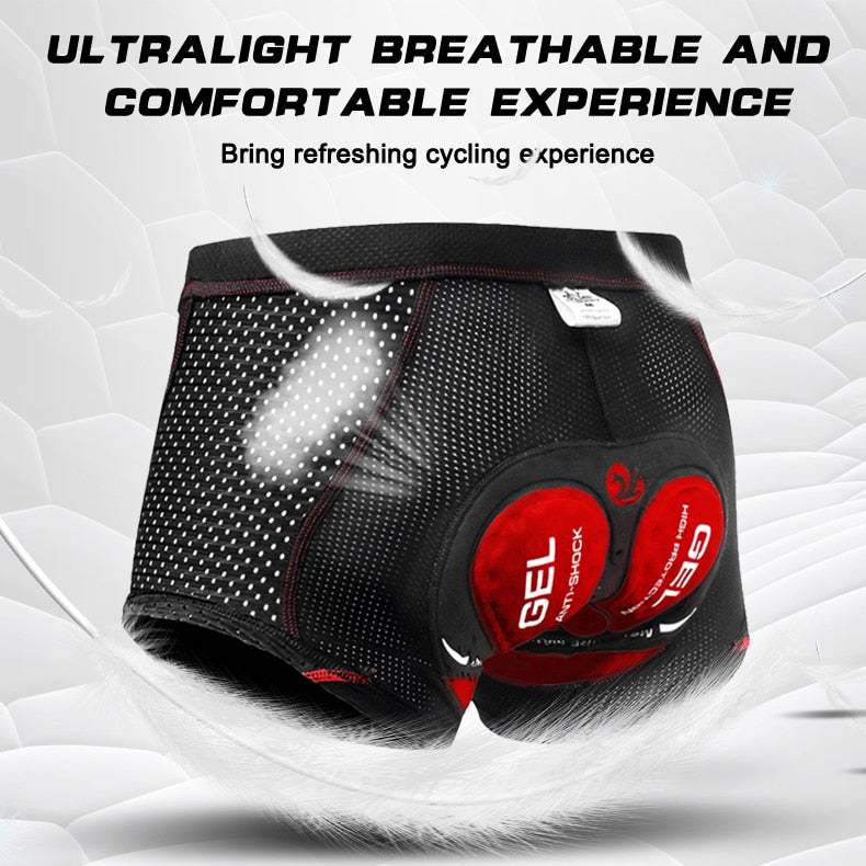 5D Gel Pad Shockproof Bicycle Underpant