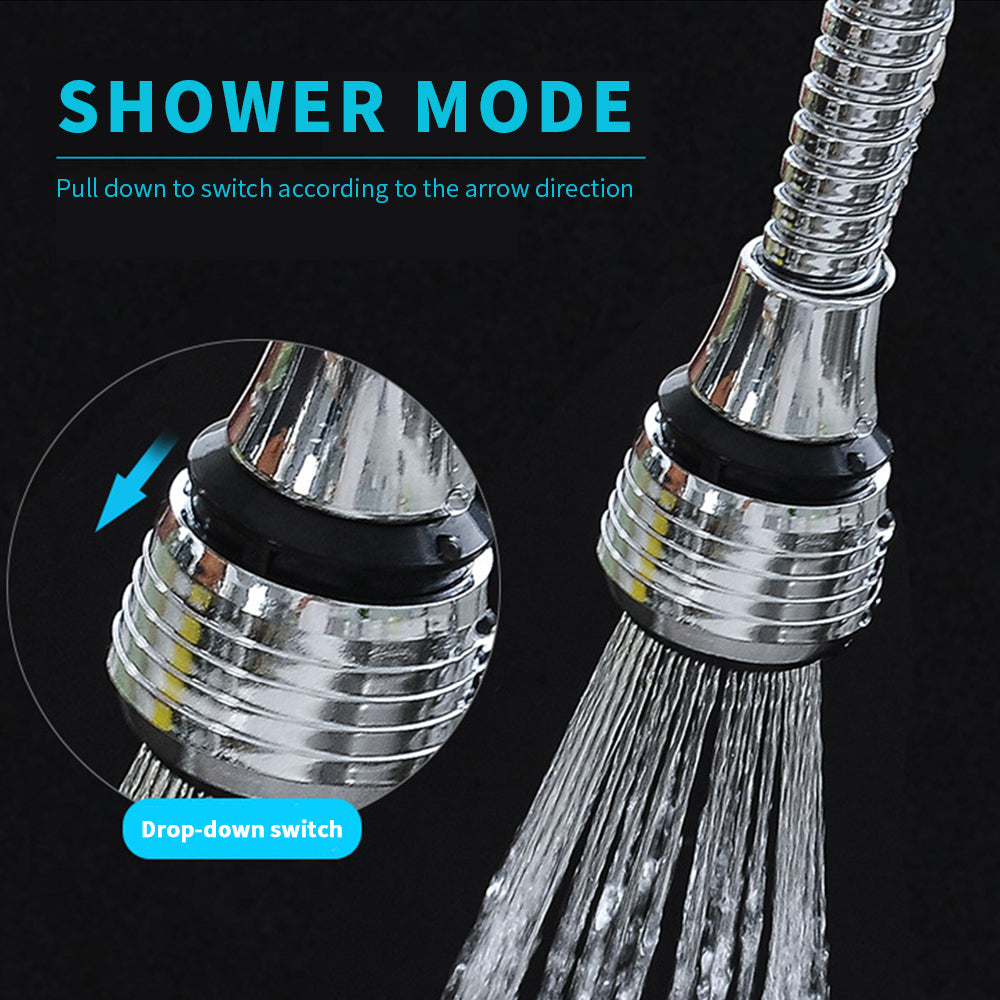 Swivel high-pressure faucet adapter