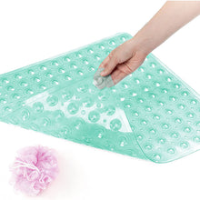 Load image into Gallery viewer, Square Shower Mats Non Slip Bath Mat with with Drain Holes
